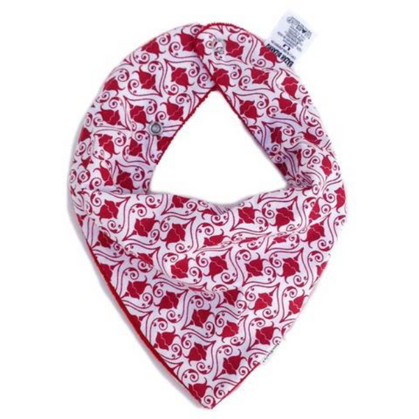 Babador Bandana - Arabescos Vermelhos