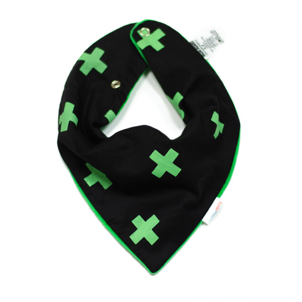 Babador Bandana - Cruzetas em Verde
