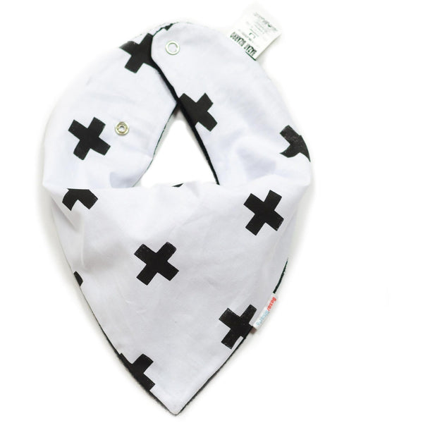 Babador Bandana - Cruzetas em Branco
