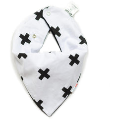 Babador Bandana - Cruzetas em Branco - BazarBizarro